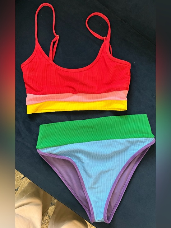 Beach Riot Other - Beach Riot Color Block Swim Suit